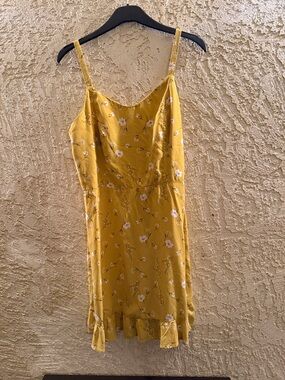 Old Navy Mustard Yellow Floral Cami